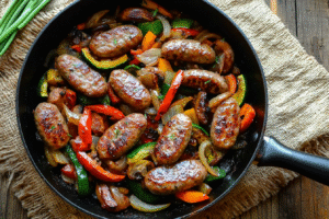 booster20.24 One Pan Sausage and Veggies Skillet Quick Delicio e539efee 9844 4090 a50a ae617819ea20
