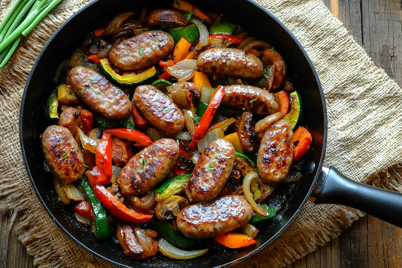 booster20.24 One Pan Sausage and Veggies Skillet Quick Delicio e539efee 9844 4090 a50a ae617819ea20
