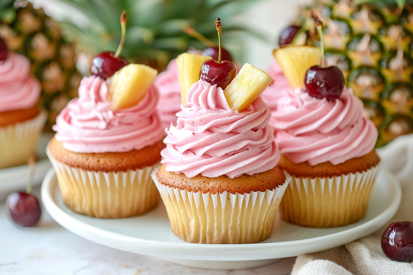 booster20.24 Tropical Pineapple Cupcakes with Cherry Buttercrea a5295467 a10c 41d7 b9f2 51ba6a433f24